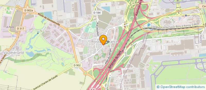 localisation de l'entreprise MONSIEUR JIMMY TOULOUSE  ROISSY-EN-FRANCE