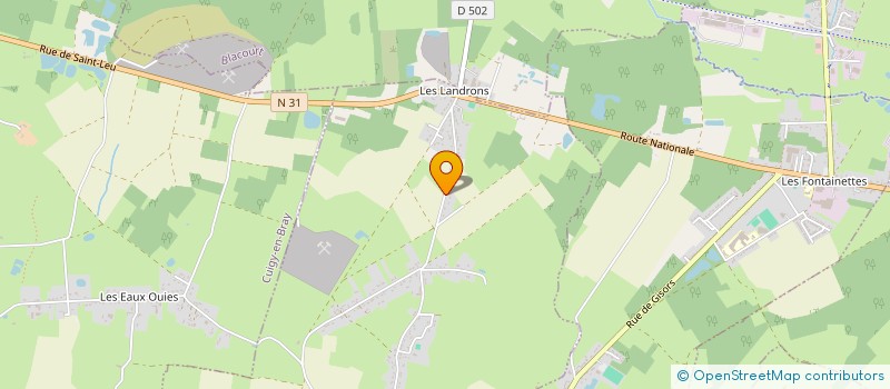 localisation de l'entreprise MONSIEUR JIMMY TOUPIN  ONS-EN-BRAY