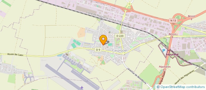 localisation de l'entreprise MONSIEUR JIMMY TRAVAILLEUR  CARPIQUET