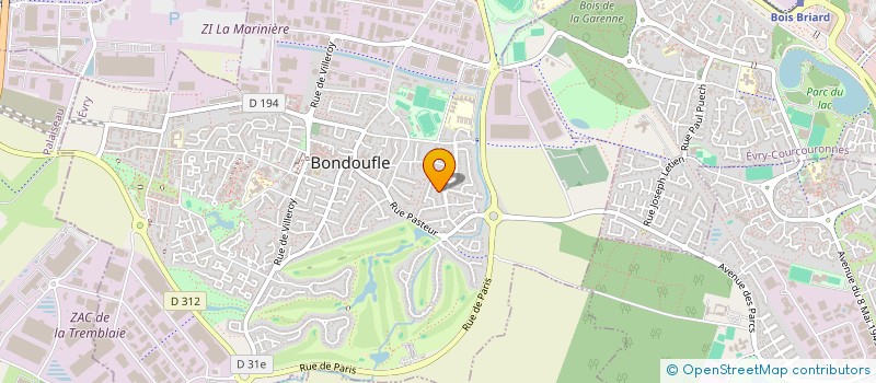 localisation de l'entreprise MONSIEUR JIMMY TURGIS  BONDOUFLE