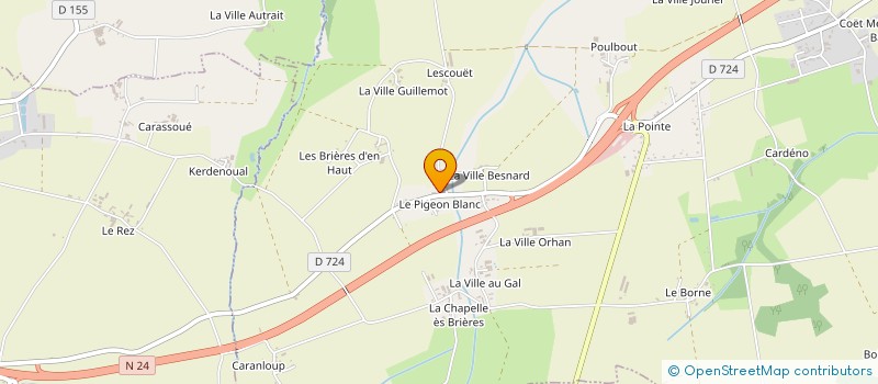 localisation de l'entreprise MONSIEUR JIMMY VALO  GUEGON