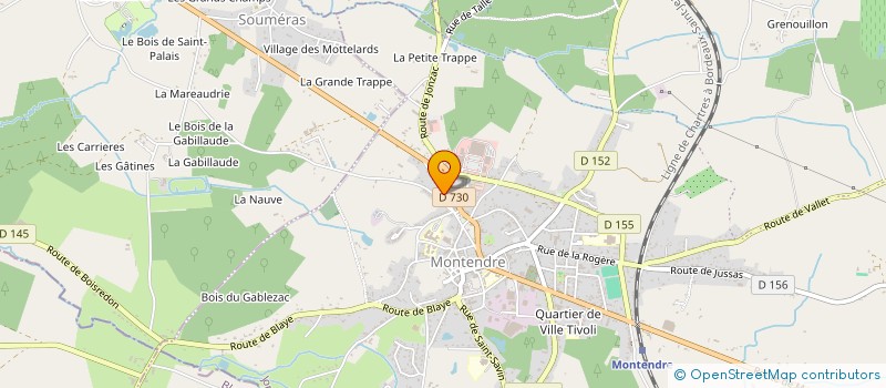 localisation de l'entreprise MONSIEUR JIMMY VALPROMIS  MONTENDRE