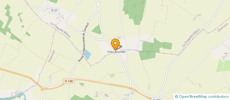 localisation de l'entreprise MONSIEUR JIMMY VAN BEERS  LA CHAPELLE-BATON