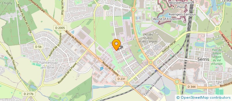 localisation de l'entreprise MONSIEUR JIMMY VELIN  MONTEVRAIN