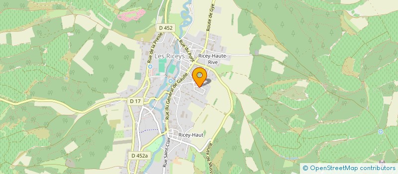 localisation de l'entreprise MONSIEUR JIMMY WENGER  LES RICEYS