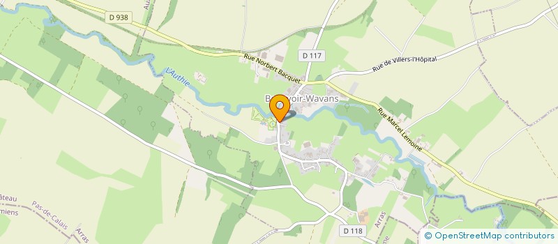 localisation de l'entreprise MONSIEUR JIMMY WERY  BEAUVOIR-WAVANS