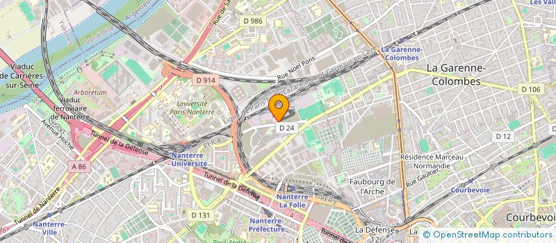 localisation de l'entreprise MONSIEUR JIMO SUWAREH  NANTERRE