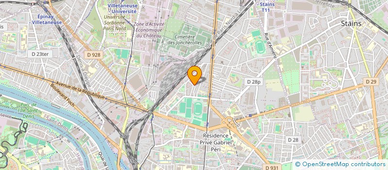 localisation de l'entreprise MONSIEUR JIMOH BALOGUN  SAINT-DENIS