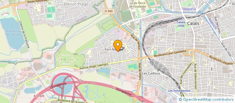 localisation de l'entreprise MONSIEUR JIMRAN NAWAZ  CALAIS