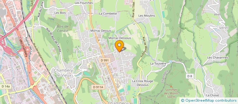 localisation de l'entreprise MONSIEUR JIMY BERCON  CHAMBERY