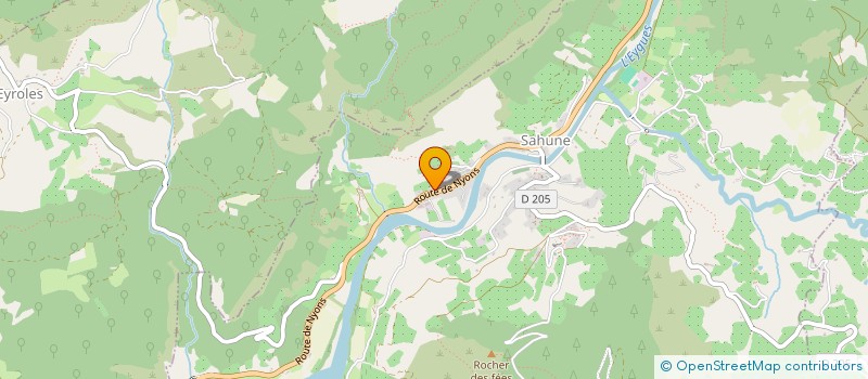 localisation de l'entreprise MONSIEUR JIMY CHAUVIN-BUTHAUD  SAHUNE