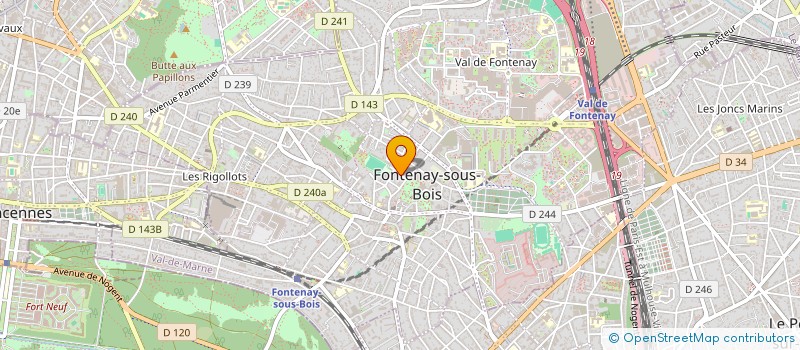 localisation de l'entreprise MONSIEUR JIMY GILLES LOUIS SIDNEY à FONTENAY-SOUS-BOIS