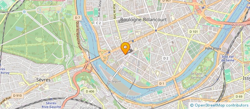 localisation de l'entreprise MONSIEUR JIN-HYUNG PARK à BOULOGNE-BILLANCOURT