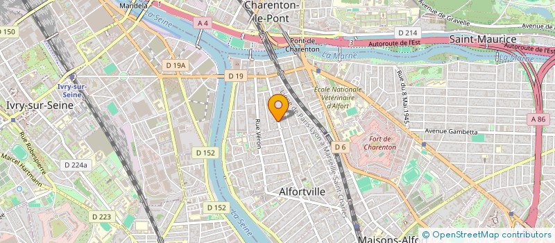 localisation de l'entreprise MONSIEUR JIN OU LEE à ALFORTVILLE