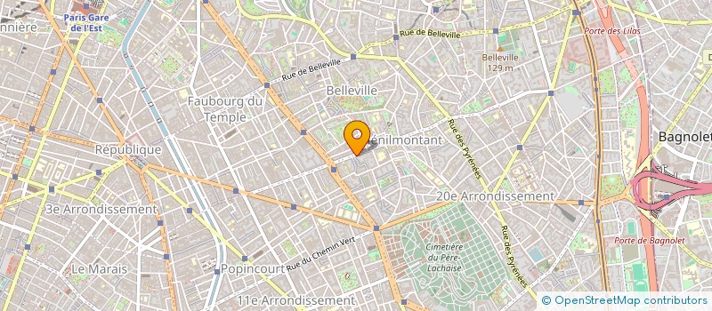 localisation de l'entreprise MONSIEUR JIN-SONG YANG  PARIS