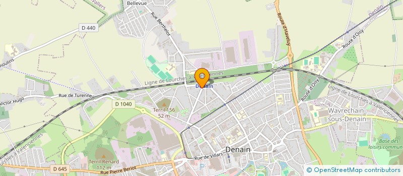 localisation de l'entreprise MONSIEUR JINAHI OMAR  DENAIN