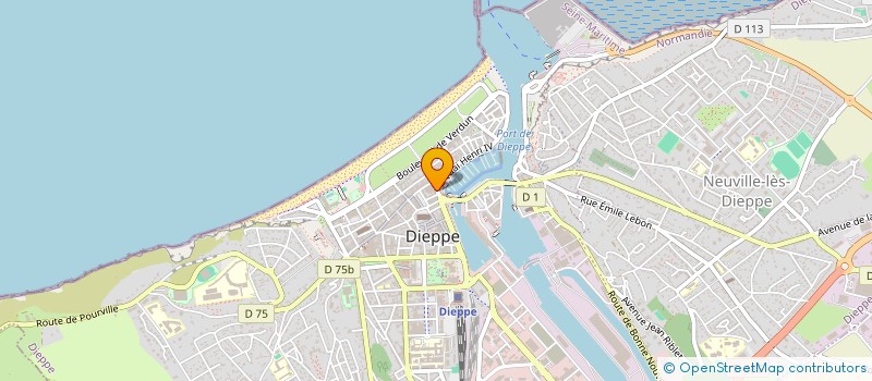 localisation de l'entreprise MONSIEUR JINBIAO HU à DIEPPE