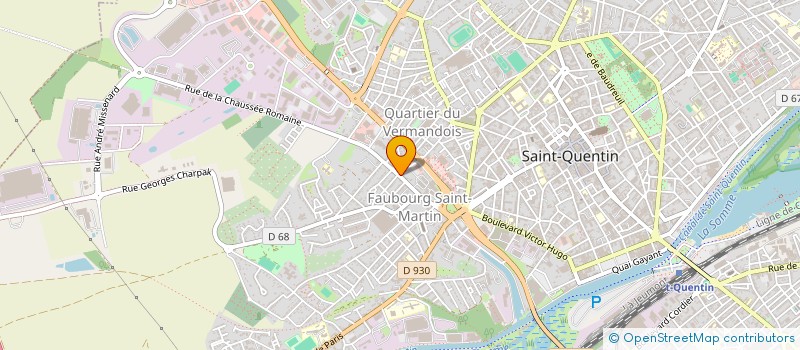 localisation de l'entreprise MONSIEUR JINFENG REN à SAINT-QUENTIN