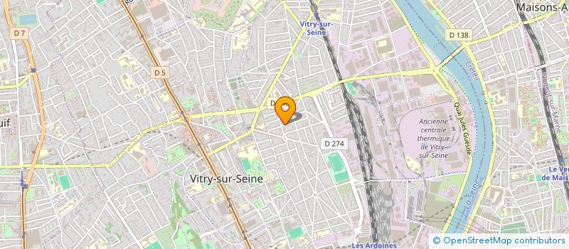 localisation de l'entreprise MONSIEUR JING WANG  VITRY-SUR-SEINE