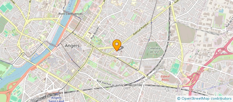 localisation de l'entreprise MONSIEUR JINGHAO WANG à ANGERS
