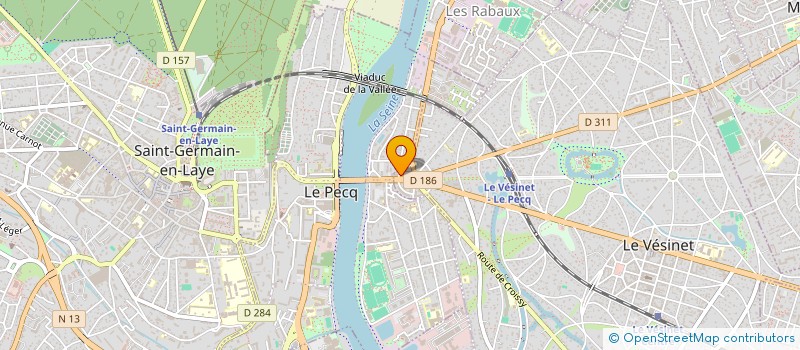 localisation de l'entreprise MONSIEUR JINLONG YUE  LE VESINET