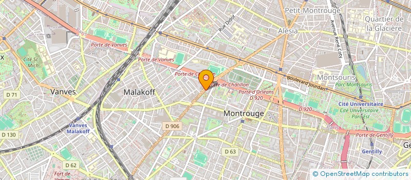 localisation de l'entreprise MONSIEUR JINQUIANG LIN à MONTROUGE
