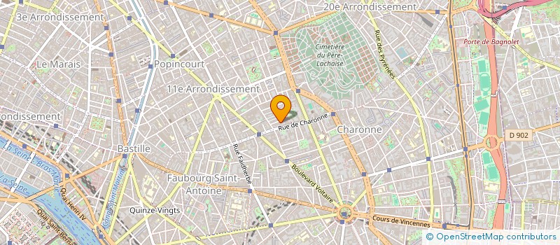 localisation de l'entreprise MONSIEUR JINTAO FU  PARIS