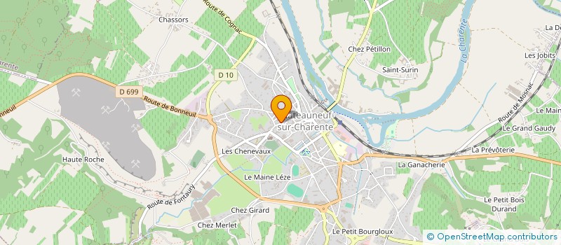 localisation de l'entreprise MONSIEUR JIRI KOHOUT à CHATEAUNEUF-SUR-CHARENTE