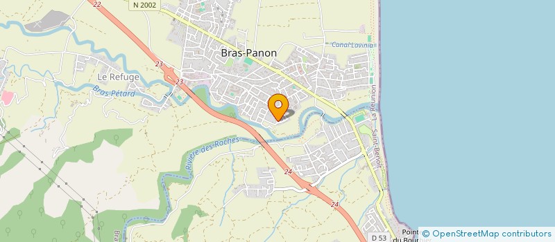 localisation de l'entreprise MONSIEUR JISMY ANACOYA  BRAS-PANON