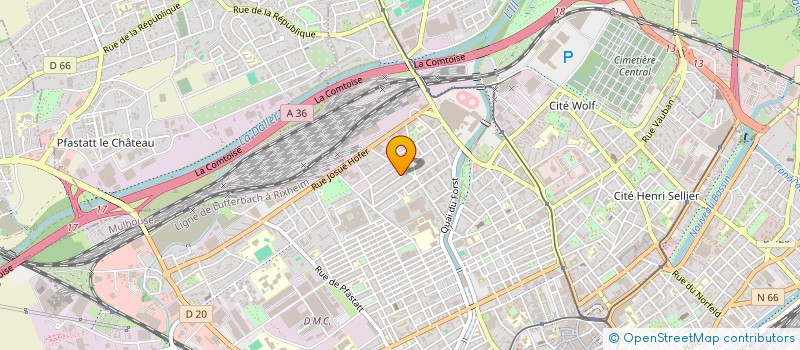 localisation de l'entreprise MONSIEUR JIUL DURA  MULHOUSE