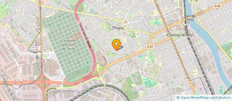 localisation de l'entreprise MONSIEUR JIVKO JEKOV  THIAIS