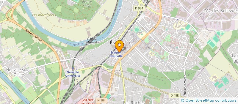 localisation de l'entreprise MONSIEUR JN SAINTILUS VICTOR  ERAGNY