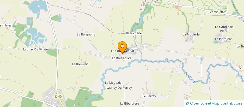 localisation de l'entreprise MONSIEUR JO DELORME  SAINT-AUBIN-DES-CHATEAUX