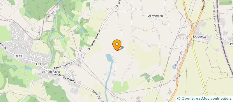 localisation de l'entreprise MONSIEUR JO MICHEL  HEYRIEUX