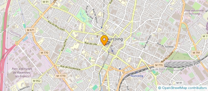 localisation de l'entreprise MONSIEUR JO SIX  TOURCOING