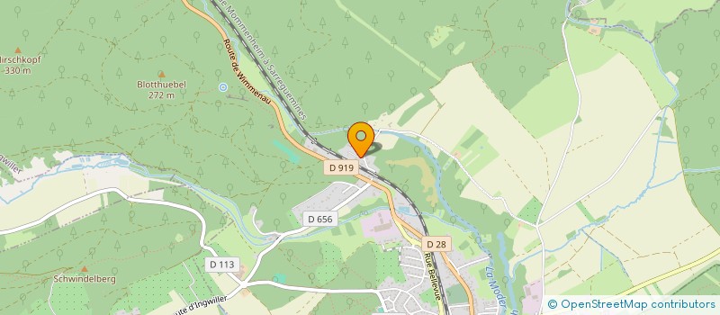 localisation de l'entreprise MONSIEUR JO WEISS  INGWILLER