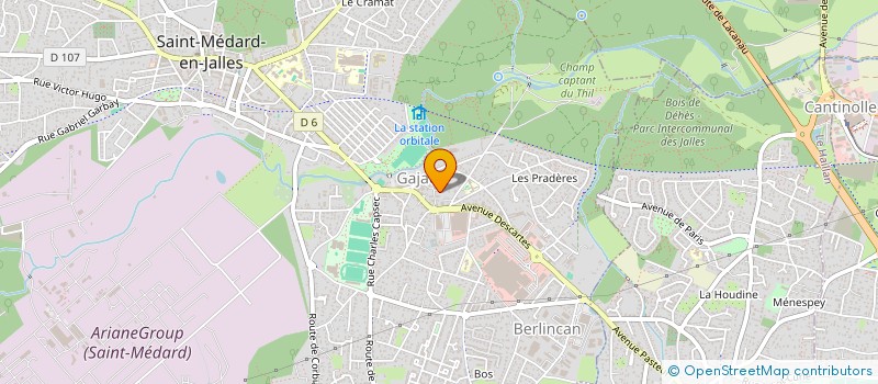 localisation de l'entreprise MONSIEUR JOACHIM ALMEIDA  SAINT-MEDARD-EN-JALLES