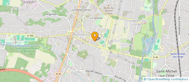 localisation de l'entreprise MONSIEUR JOACHIM ANDRE  MONTLHERY