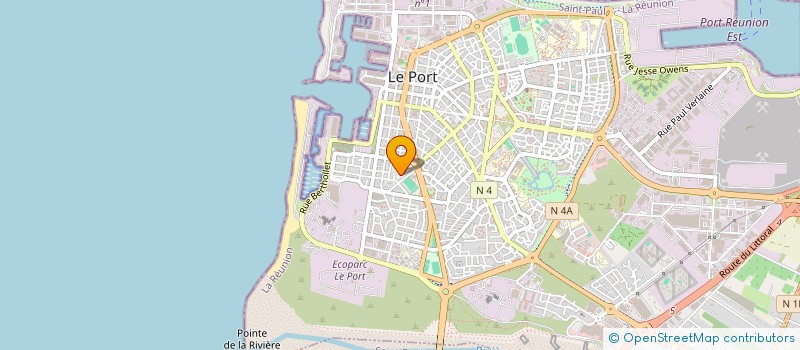 localisation de l'entreprise MONSIEUR JOACHIM BACHRADINE  LE PORT