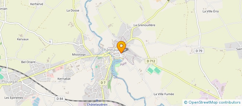 localisation de l'entreprise MONSIEUR JOACHIM BAUDOUIN  CHATELAUDREN-PLOUAGAT