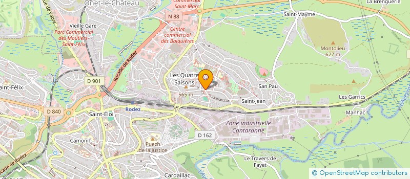 localisation de l'entreprise MONSIEUR JOACHIM BAZAN  ONET-LE-CHATEAU