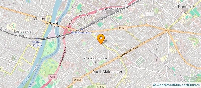 localisation de l'entreprise MONSIEUR JOACHIM BEAUVILAIN à RUEIL-MALMAISON