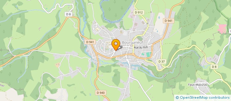 localisation de l'entreprise MONSIEUR JOACHIM BELANGEON à BOURGANEUF