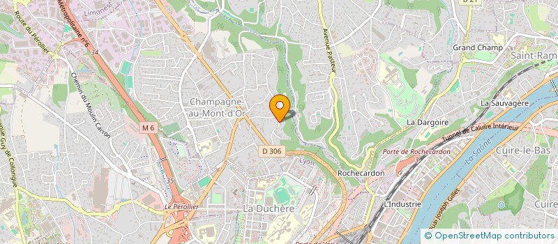 localisation de l'entreprise MONSIEUR JOACHIM BENIN  CHAMPAGNE-AU-MONT-D'OR