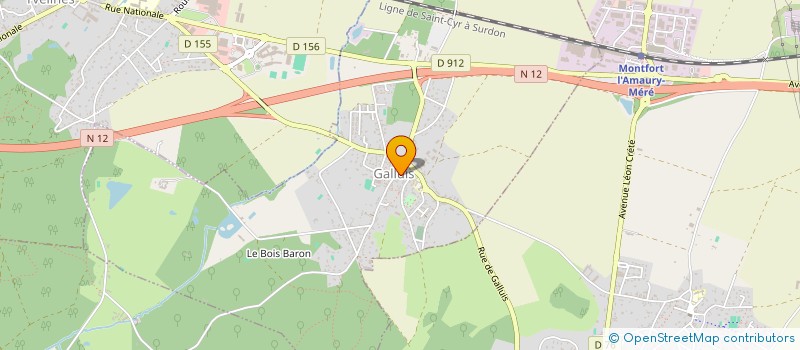 localisation de l'entreprise MONSIEUR JOACHIM BERLAND  GALLUIS