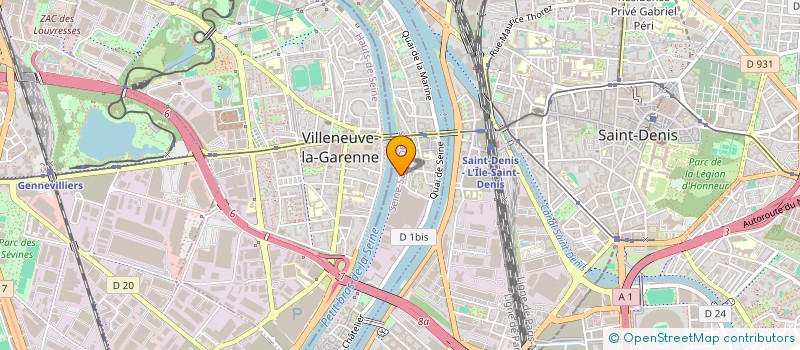 localisation de l'entreprise MONSIEUR JOACHIM BLAZY  L'ILE-SAINT-DENIS