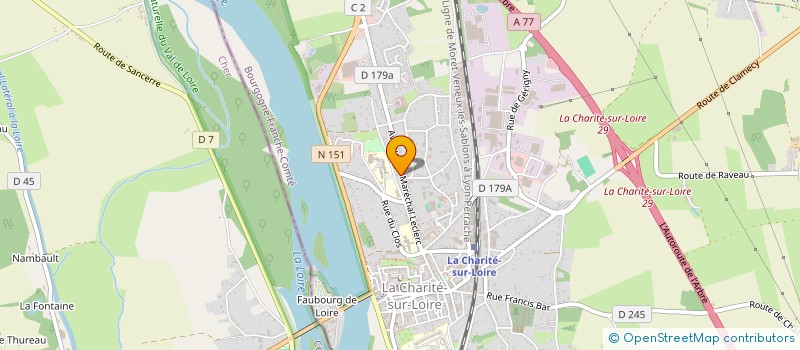 localisation de l'entreprise MONSIEUR JOACHIM BLOCHE à LA CHARITE-SUR-LOIRE