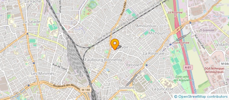 localisation de l'entreprise MONSIEUR JOACHIM CARDONA à TOULOUSE