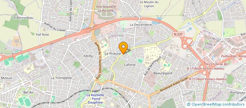 localisation de l'entreprise MONSIEUR JOACHIM CHALIE  LA ROCHELLE