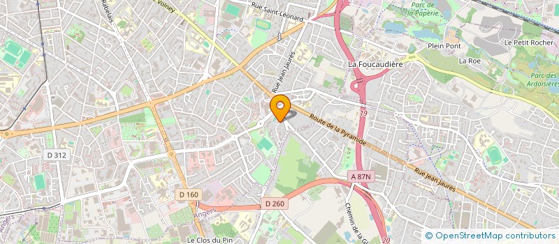 localisation de l'entreprise MONSIEUR JOACHIM CHARLES LUCAS à ANGERS